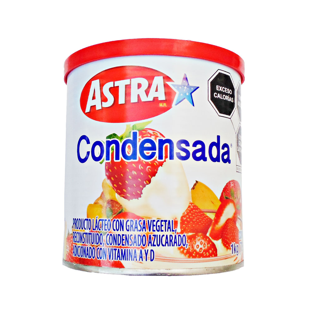 Leche Condensada Astra De 1kg Reposteria Postres