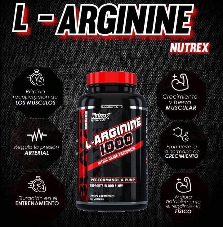 L-Arginine 1000 120 Caps Nutrex