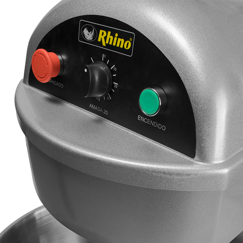 Amasadora Rhino de espiral 20 litros AMASA-20