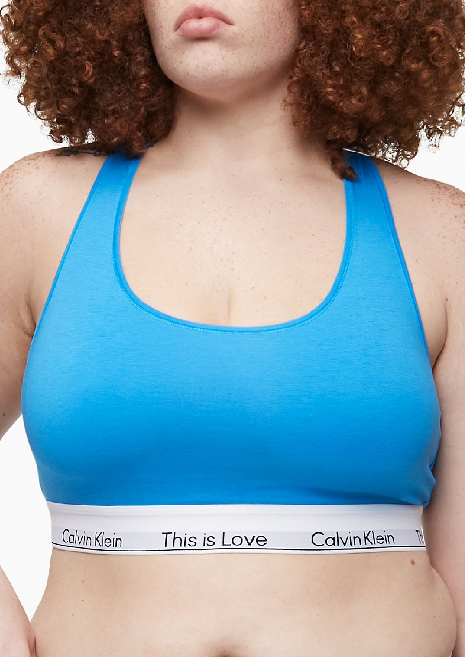 TOP Calvin Klein en color azul Underwear Series para dama