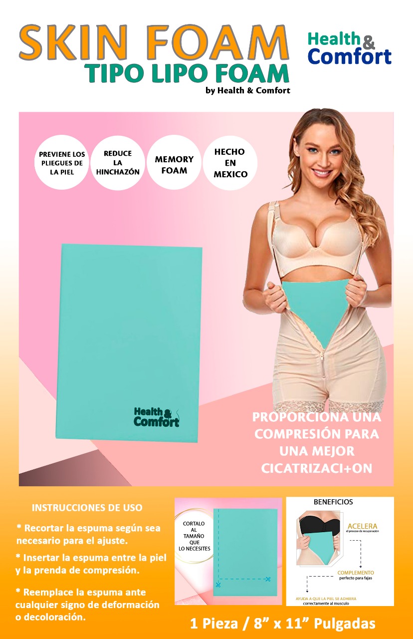 Skin Foam, Tipo Lipo Foam Cirugía, Postquirúrgica 1 Pieza