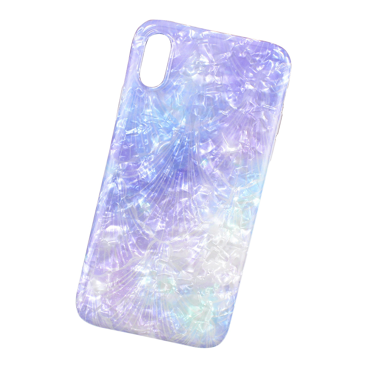 Funda Case Triche para IPHONE XR Diseño Mar Sirena Color Morado Azul