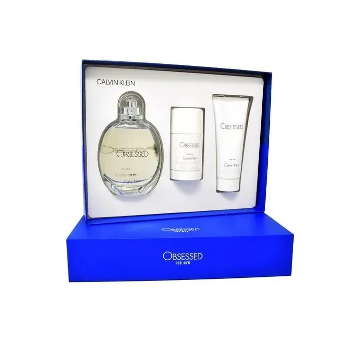 Set Calvin Klein Obsessed For Men C/3 Pzas.