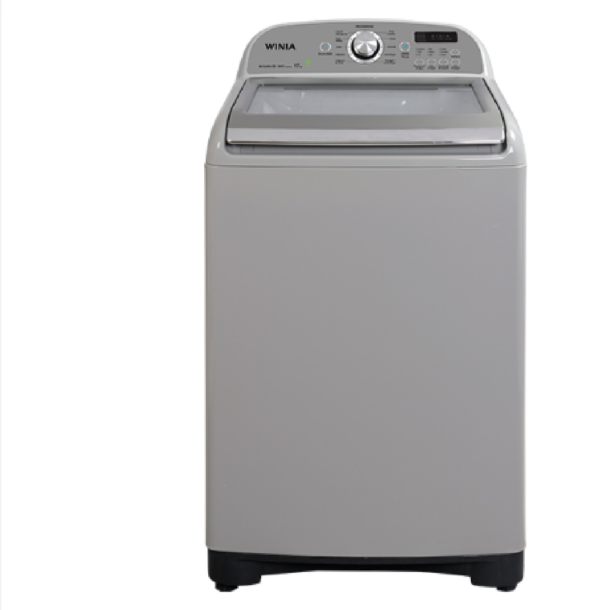 Lavadora Automática 17 Kg. Color gris y silver. Gris silver
