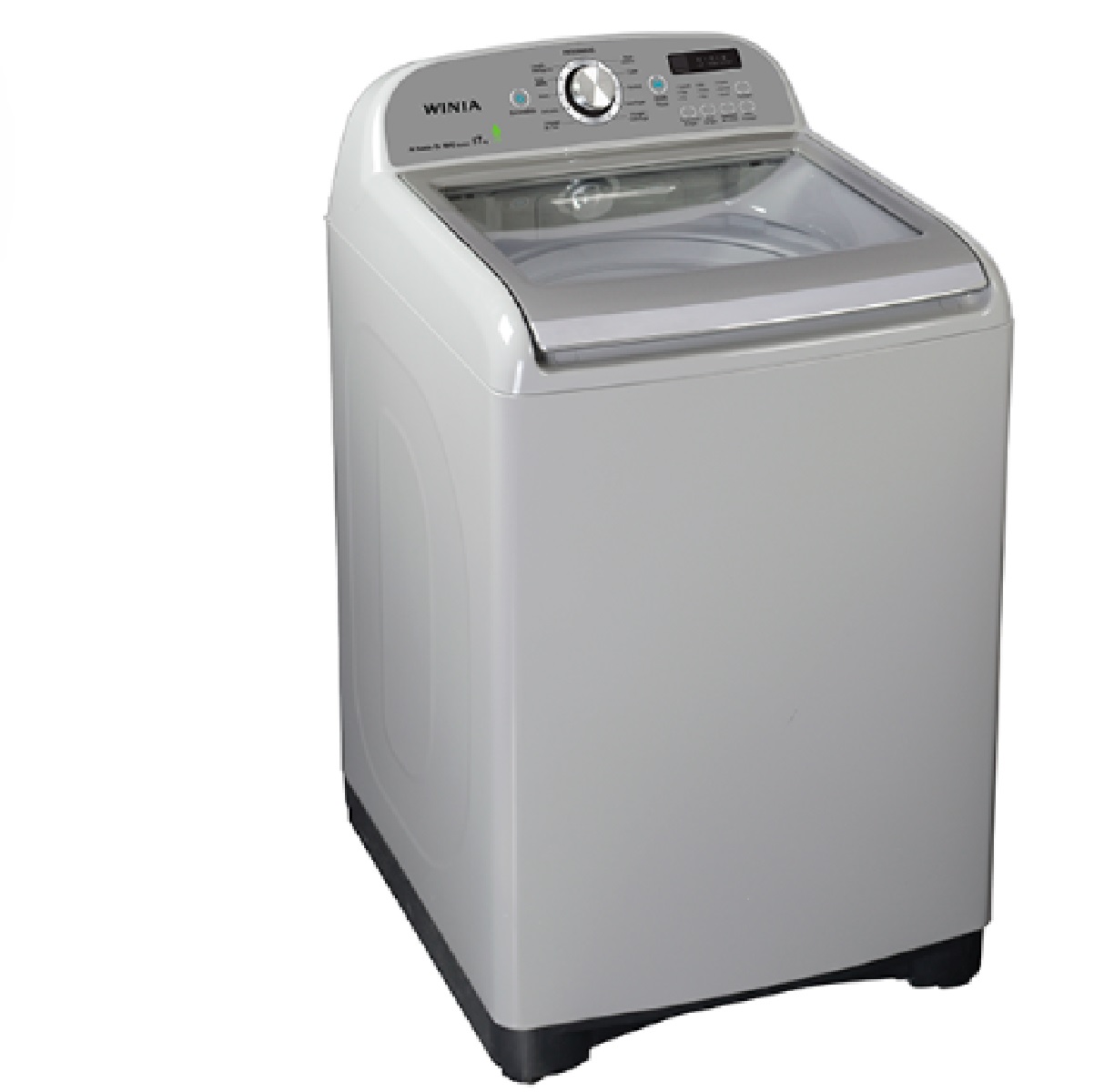 Lavadora Automática 17 Kg. Color gris y silver. Gris silver