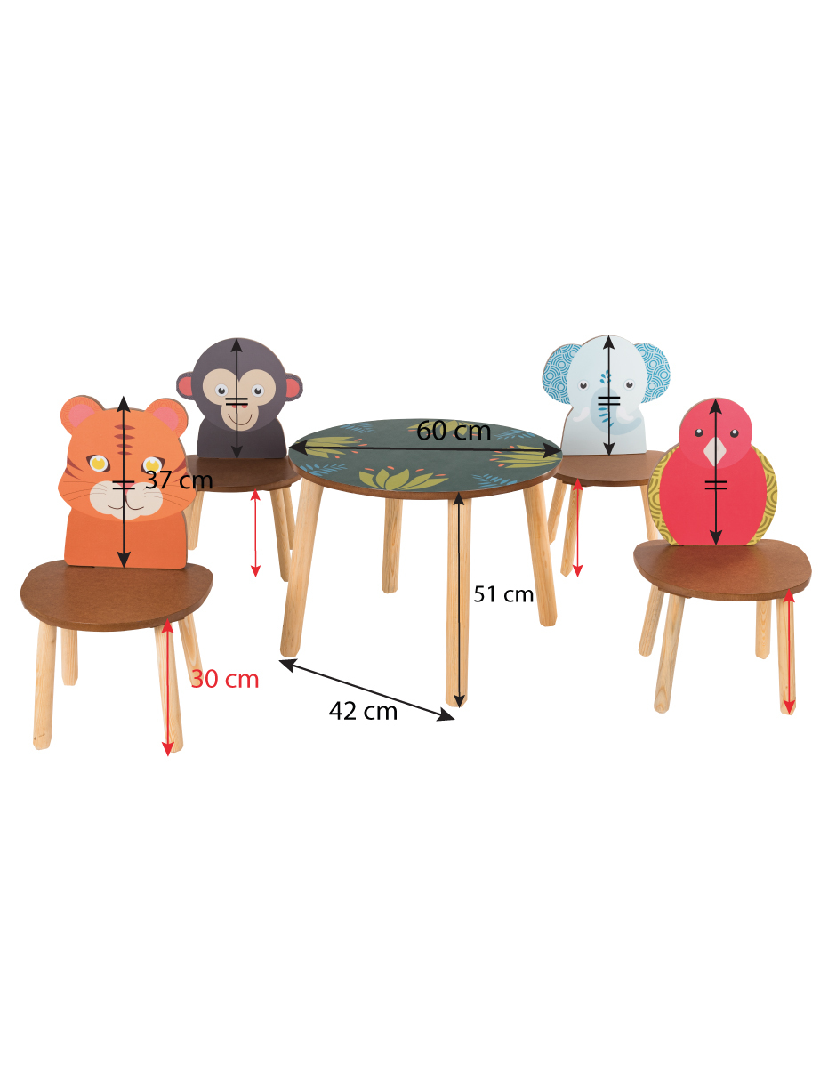 Comedor infantil moderno de animalitos | Duduk