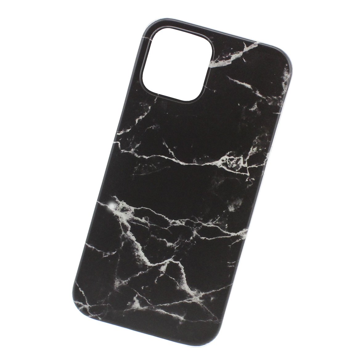 Funda Case Triche para IPHONE 12 PRO MAX Diseño Mármol Mate Color Negro