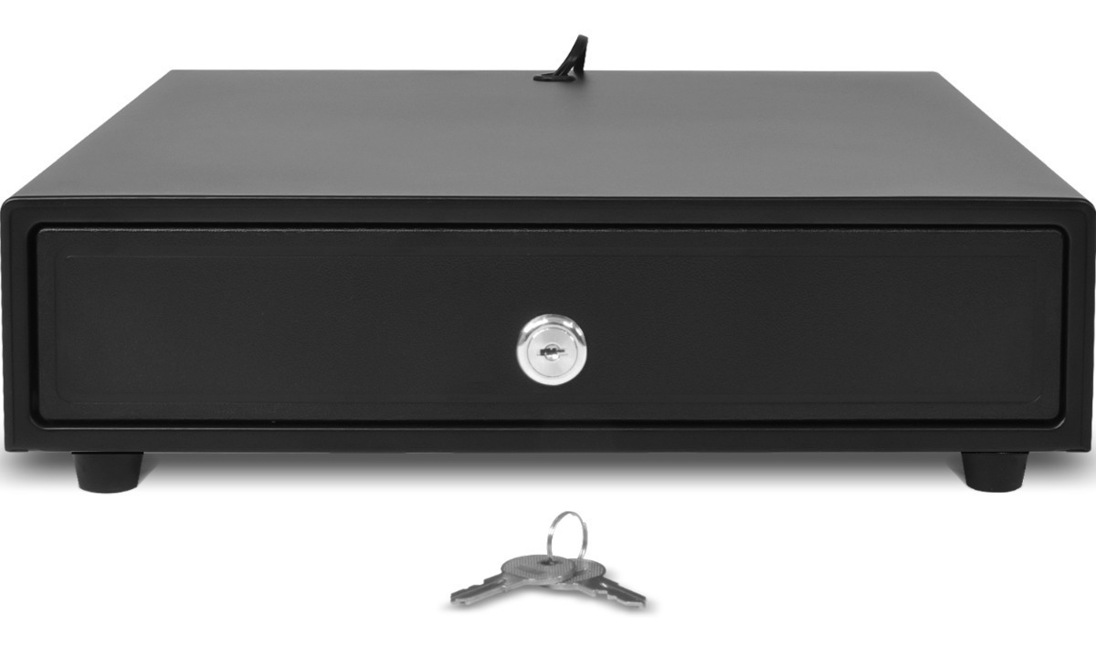 Cajon De Dinero Metalico 4 Billetes 5 Monedas Cable Rj11