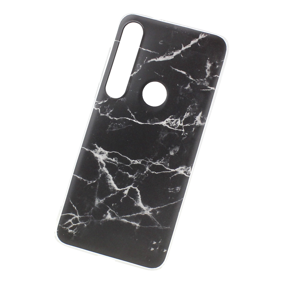 Funda Case Triche para Motorola MOTO G8 PLUS Diseño Mármol Mate Color Negro