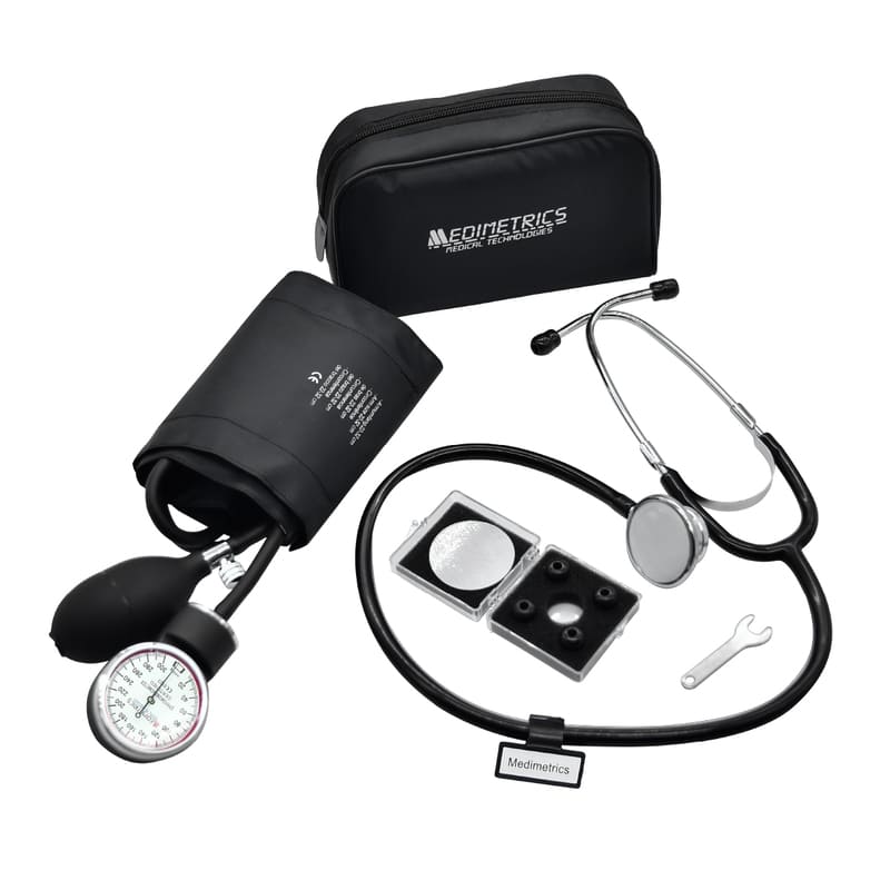Kit Baumanometro con Estetoscopio de Doble Campana Medimetrics