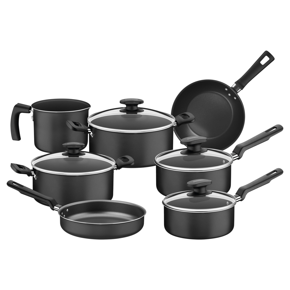 BATERIA DE COCINA TRAMONTINA 20399083 LORETO 11 PIEZAS NEGRO ENDY2