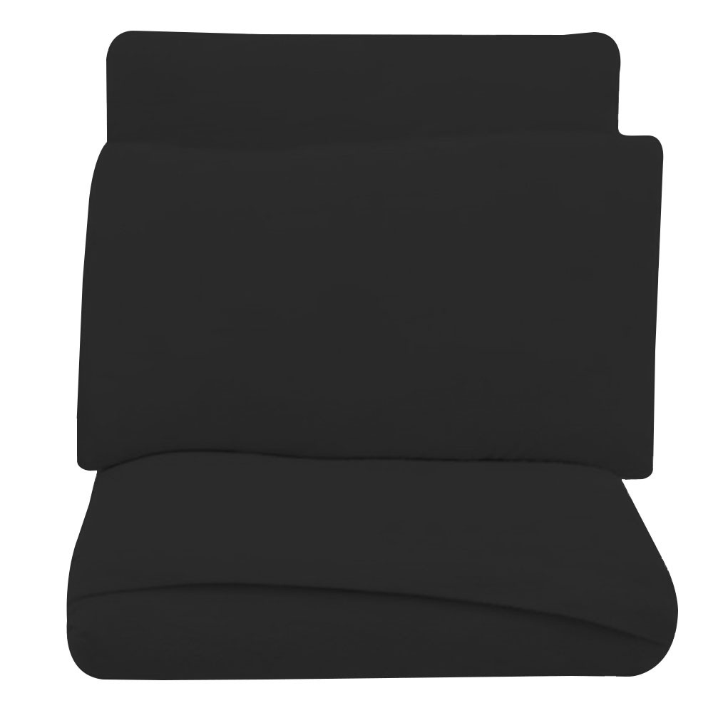 Juego de sábana King Polar Térmica, súper Ligera, cómoda y Caliente, Ideal para Noches de frío Negro