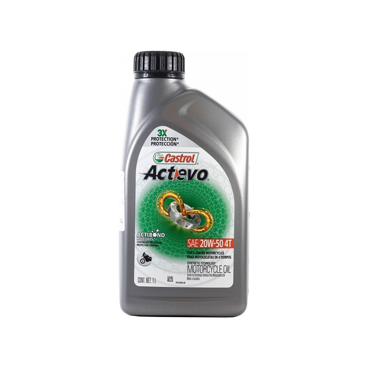 ACEITE CASTROL MOTO SAE 20W-50 4T TECNOLOGIA SINTETICA