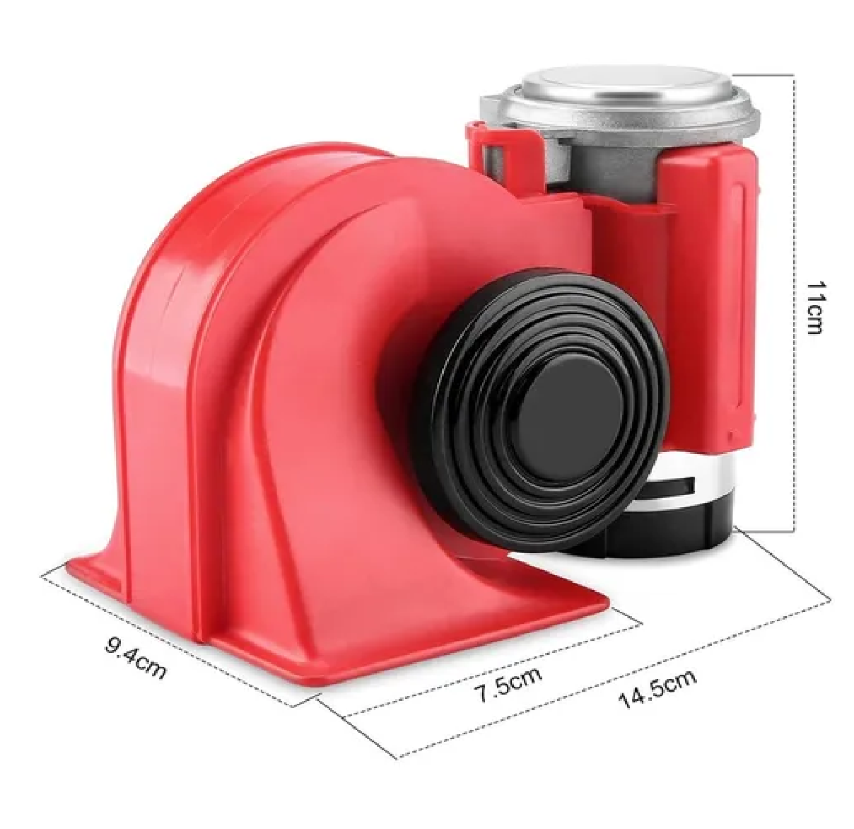 Claxon Corneta Bocina Tono Tren Uso Rudo Súper Potente 12v