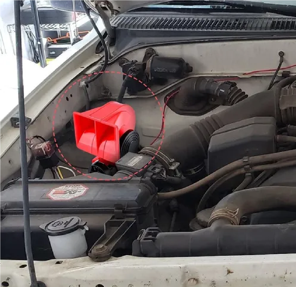 Claxon Corneta Bocina Tono Tren Uso Rudo Súper Potente 12v