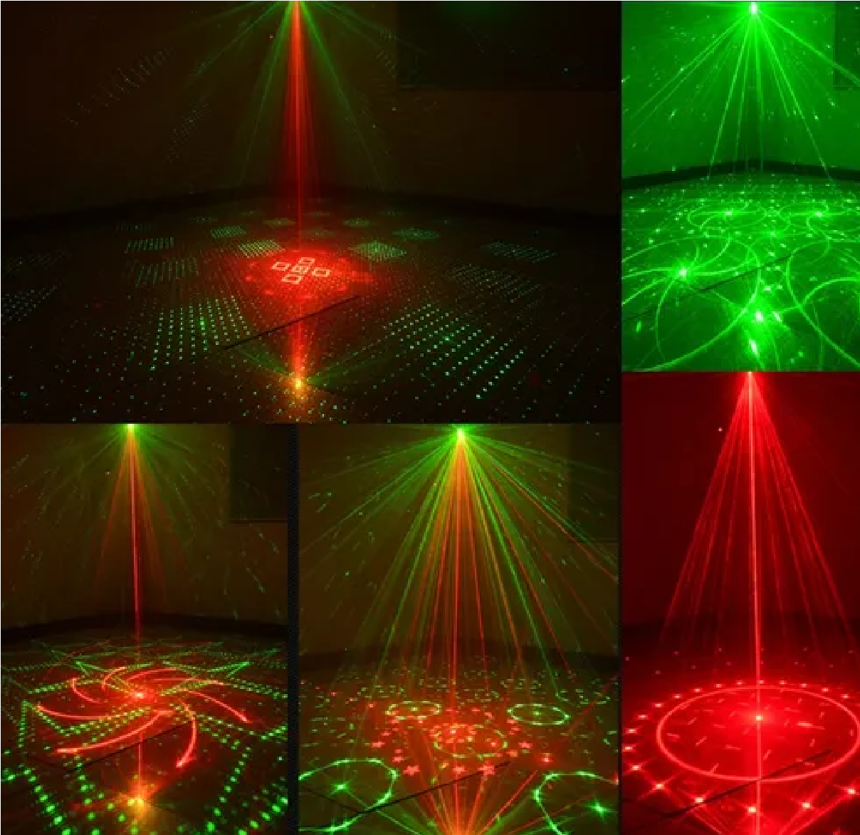 Aurora Dj Party Luces Estroboscópicas Proyector Control Voz