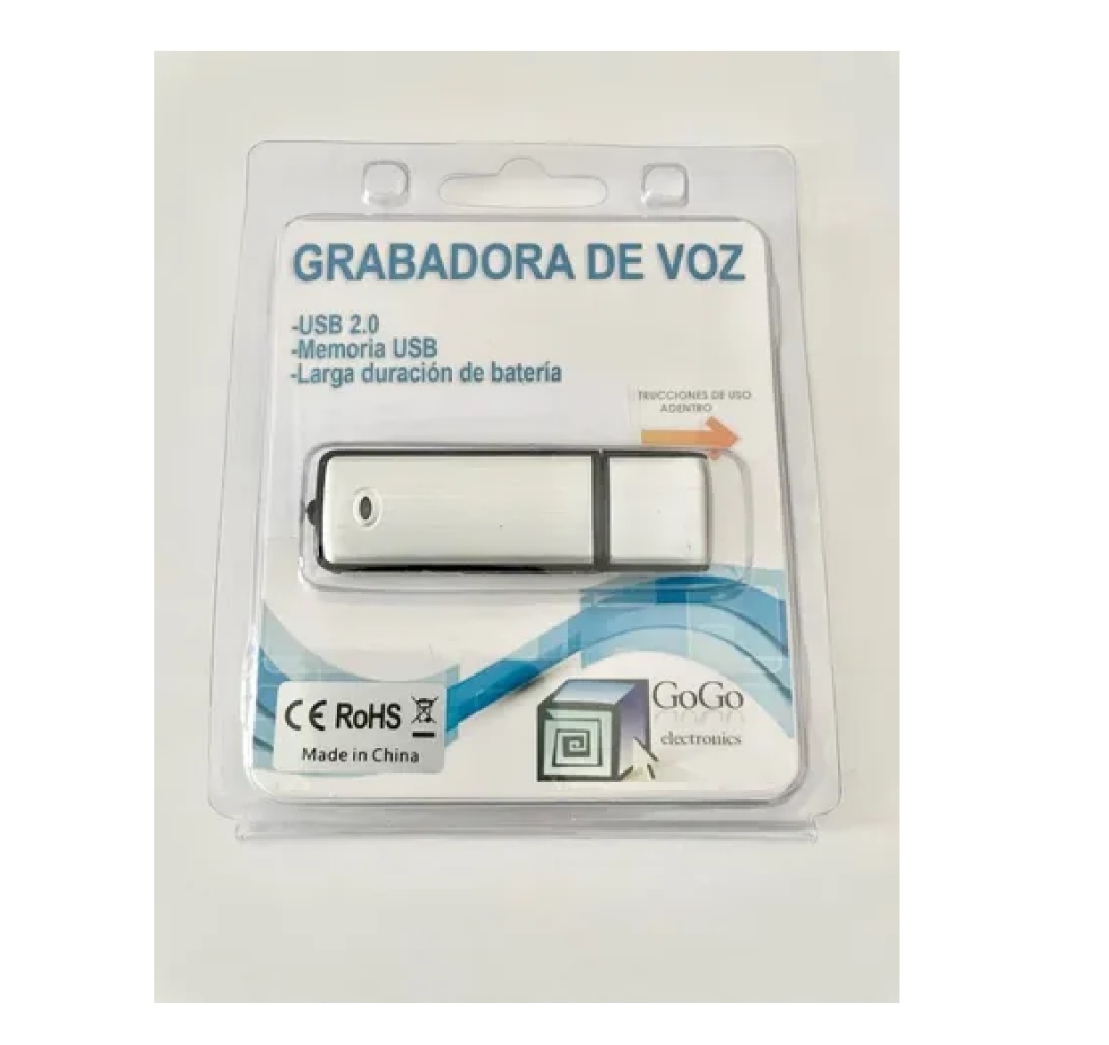 Microfono Espia Grabadora Voz Conversaciones, Audio