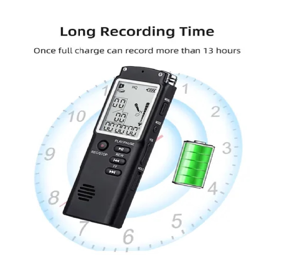 Grabadora De Voz Digital De 16 Gb Activada Por Voz