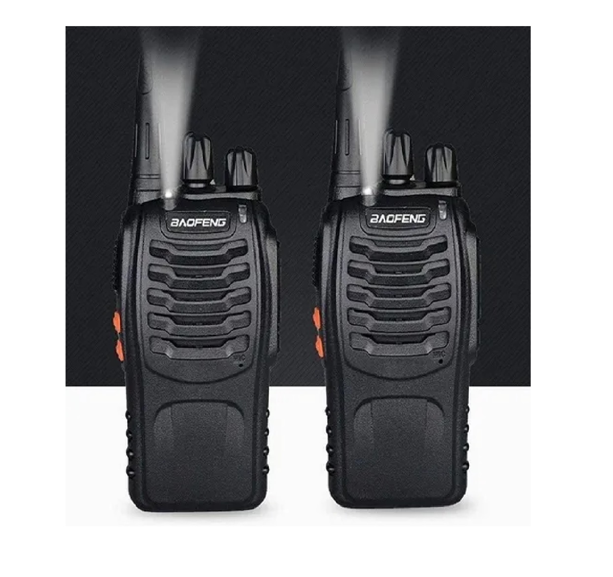 Set  Radios Bf-888s Uhf Con Manos Libres 
