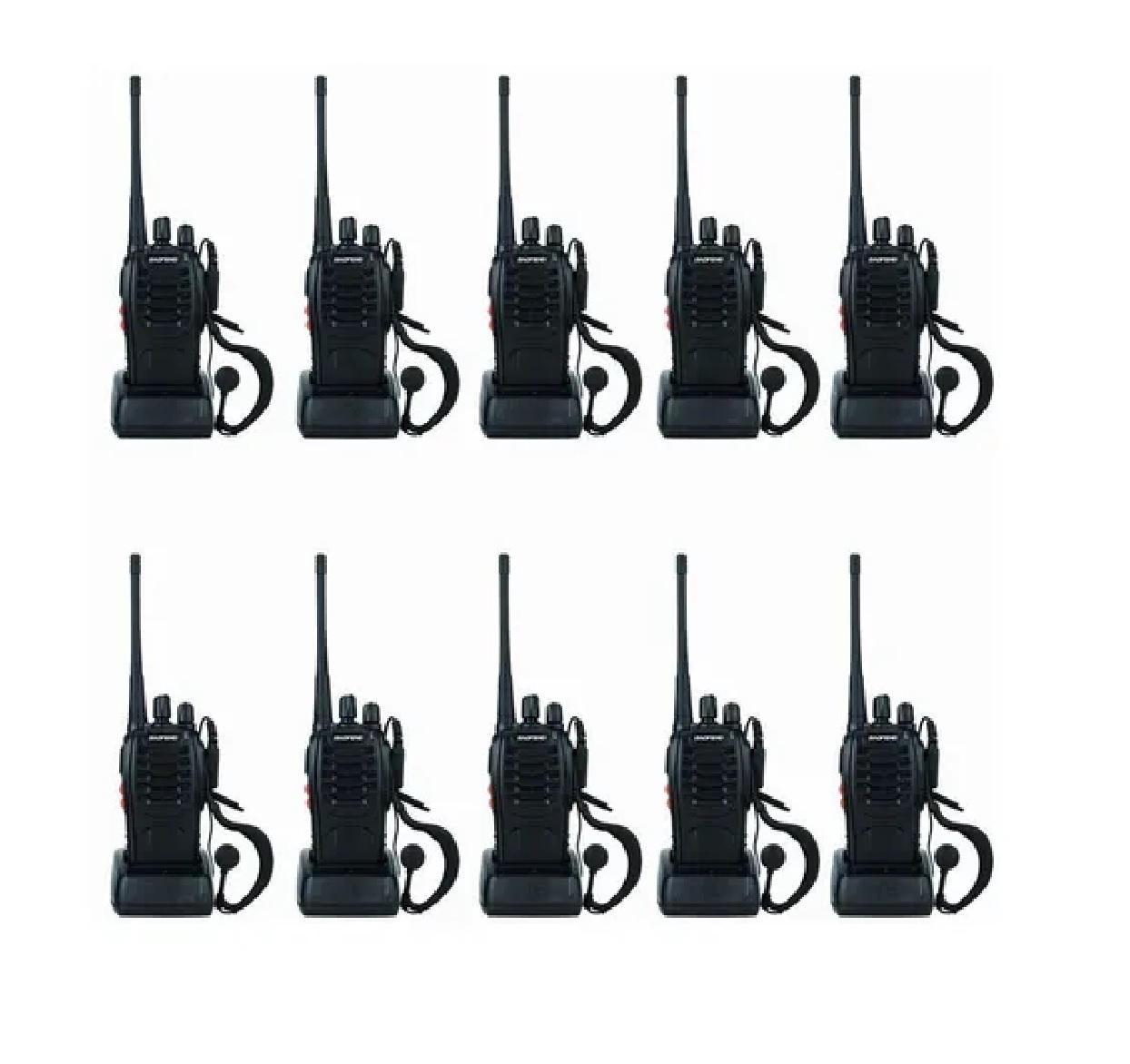 Set Radios Uhf Fm Transceptor Con Linterna 