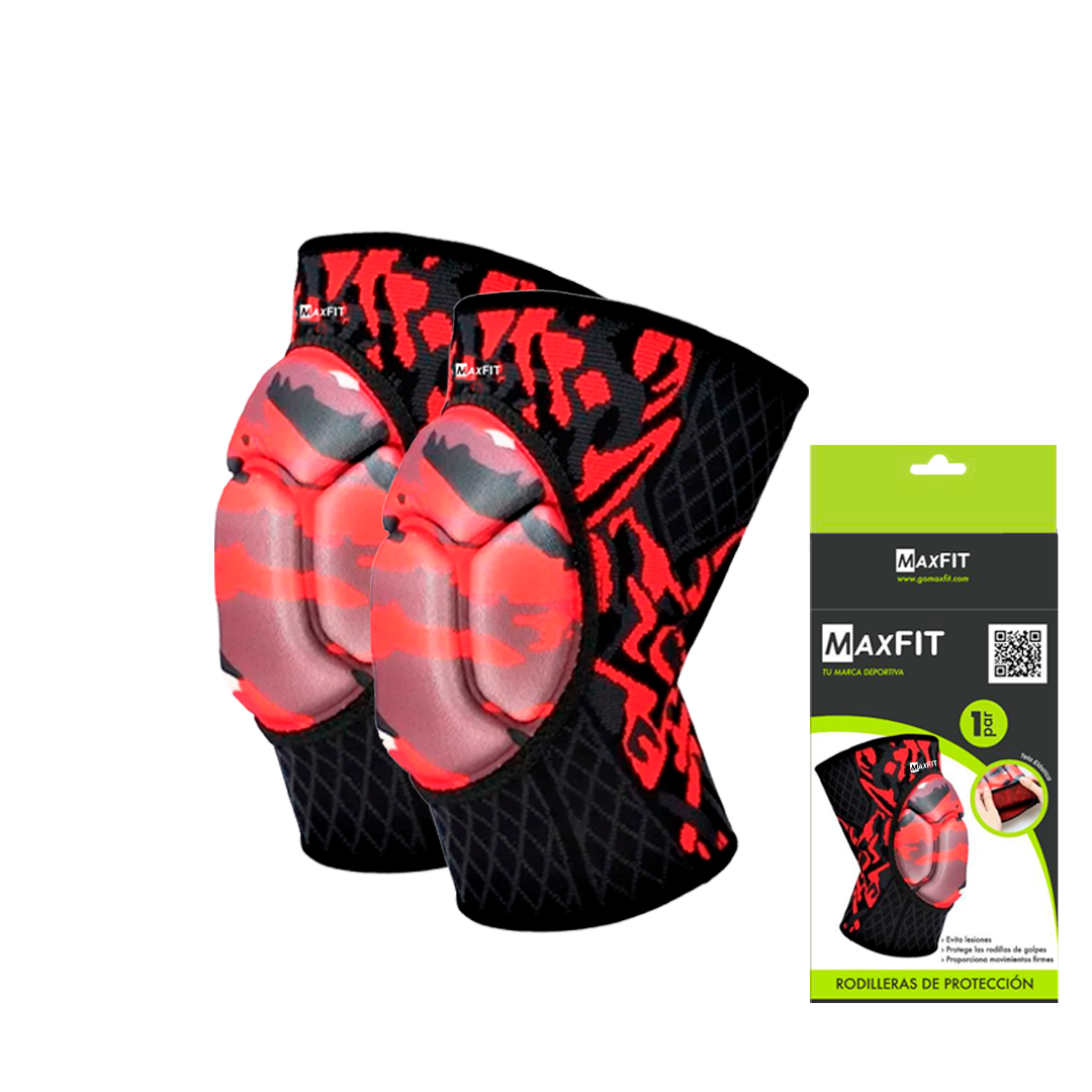 Par Rodilleras Deportivas De Proteccion -compresion Maxfit Hx927