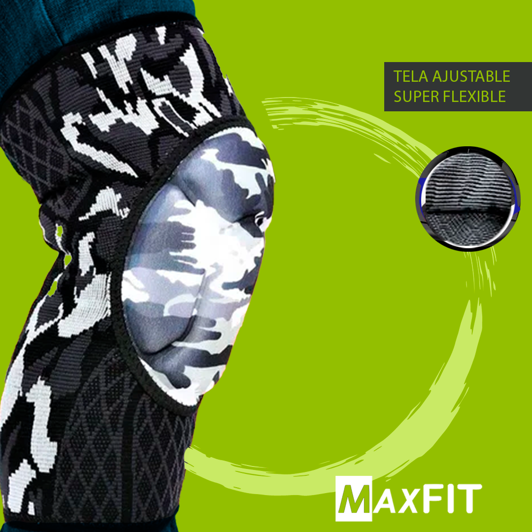 Par Rodilleras Deportivas De Proteccion -compresion Maxfit Hx927