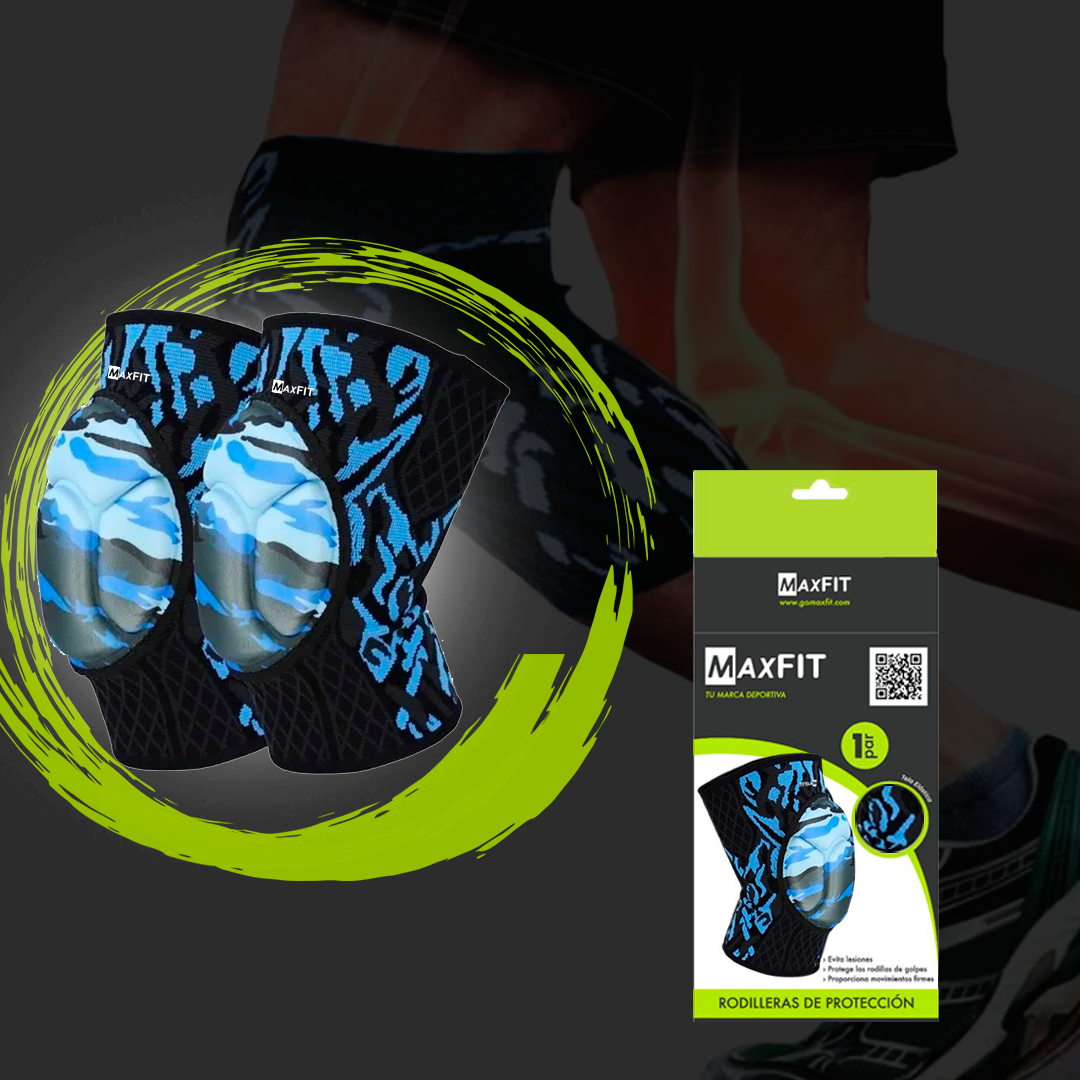 Par Rodilleras Deportivas De Proteccion -compresion Maxfit Hx927