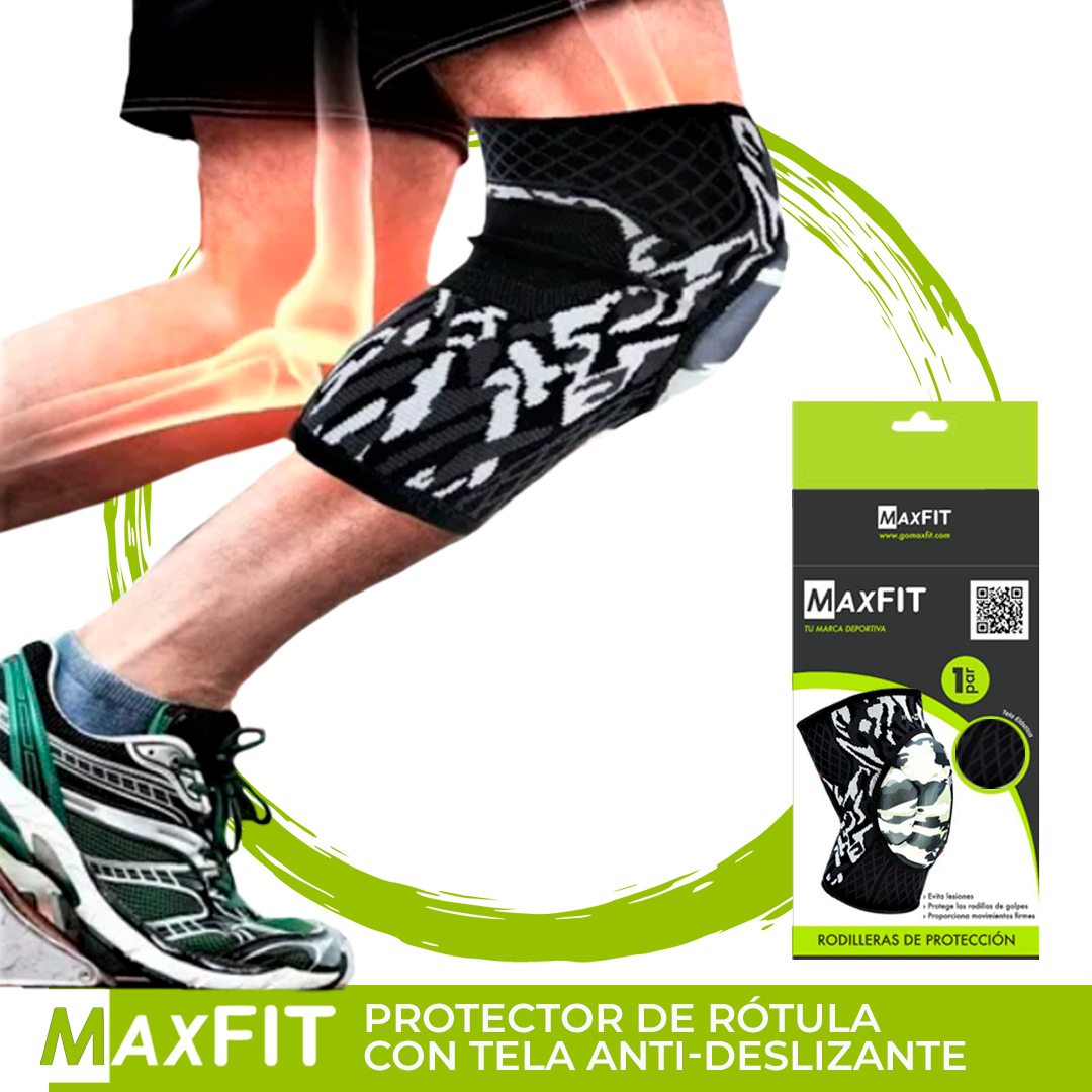 Par Rodilleras Deportivas De Proteccion -compresion Maxfit Hx927