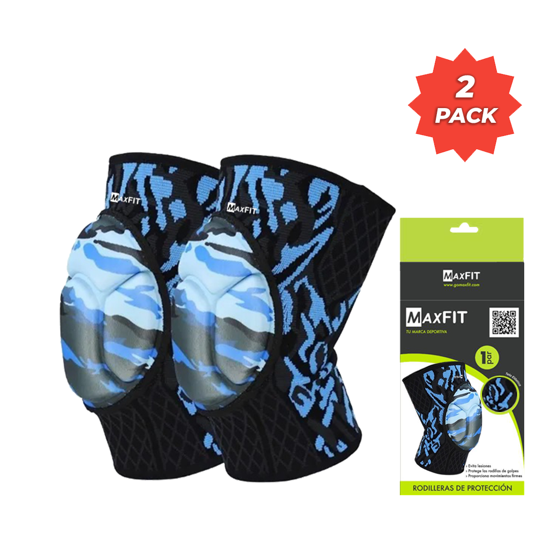 Par Rodilleras Deportivas De Proteccion -compresion Maxfit Hx927