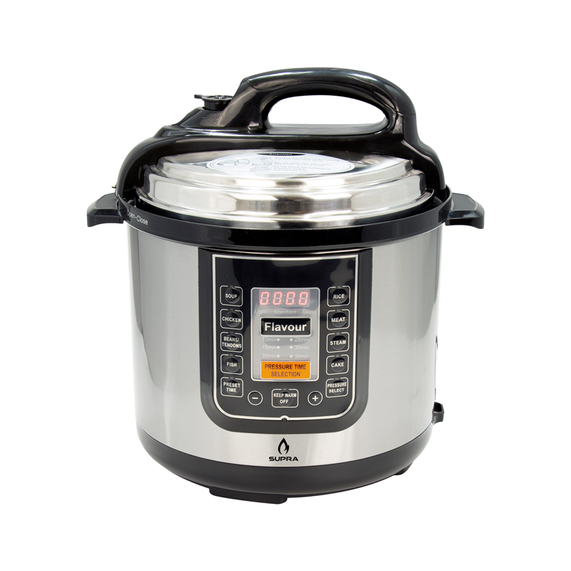 OLLA ELÉCTRICA A PRESIÓN MULTIFUNCIONAL 6 LITROS SUPRAPOT DE ACERO INOXIDABLE