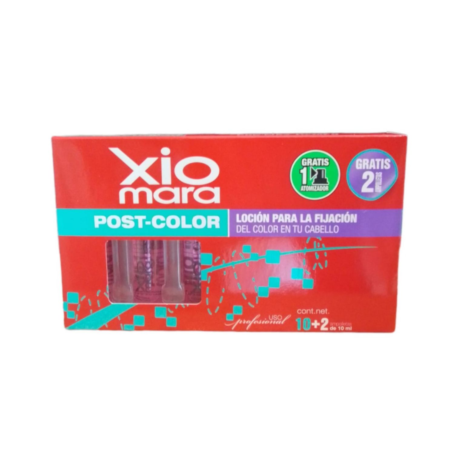 Xiomara Caja ampolletas post-color 12*10ml