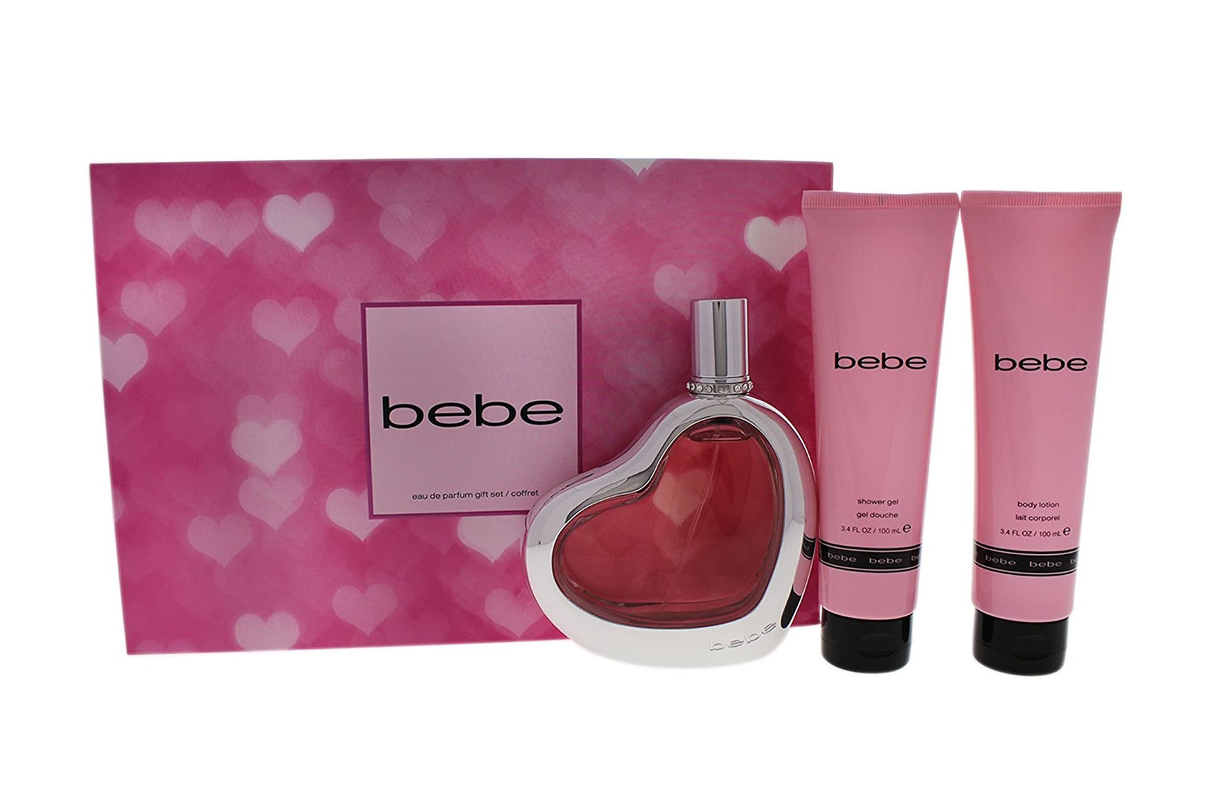 Set Bebe Love 3pzs EDP 100ml/Body lotion 100ml/Shower Gel 100ml