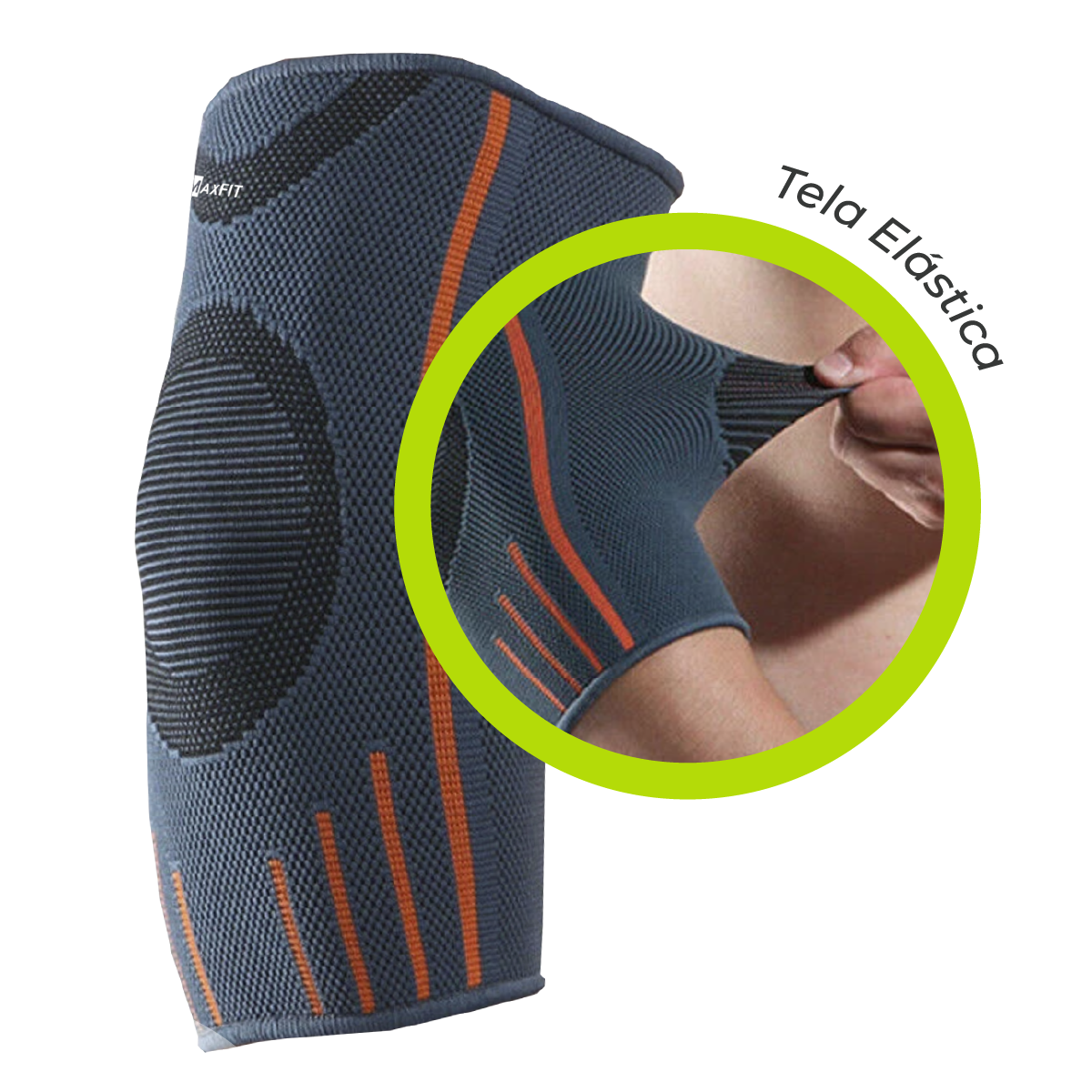 Par De Codera Elástica De Compresión Deportiva Maxfit Hz003