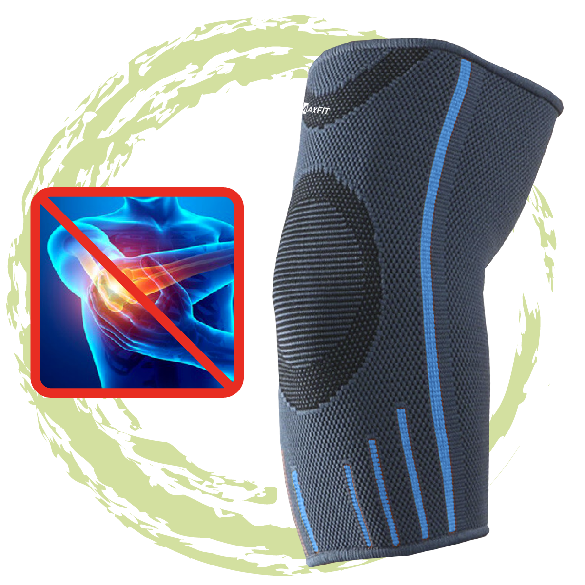 Par De Codera Elástica De Compresión Deportiva Maxfit Hz003