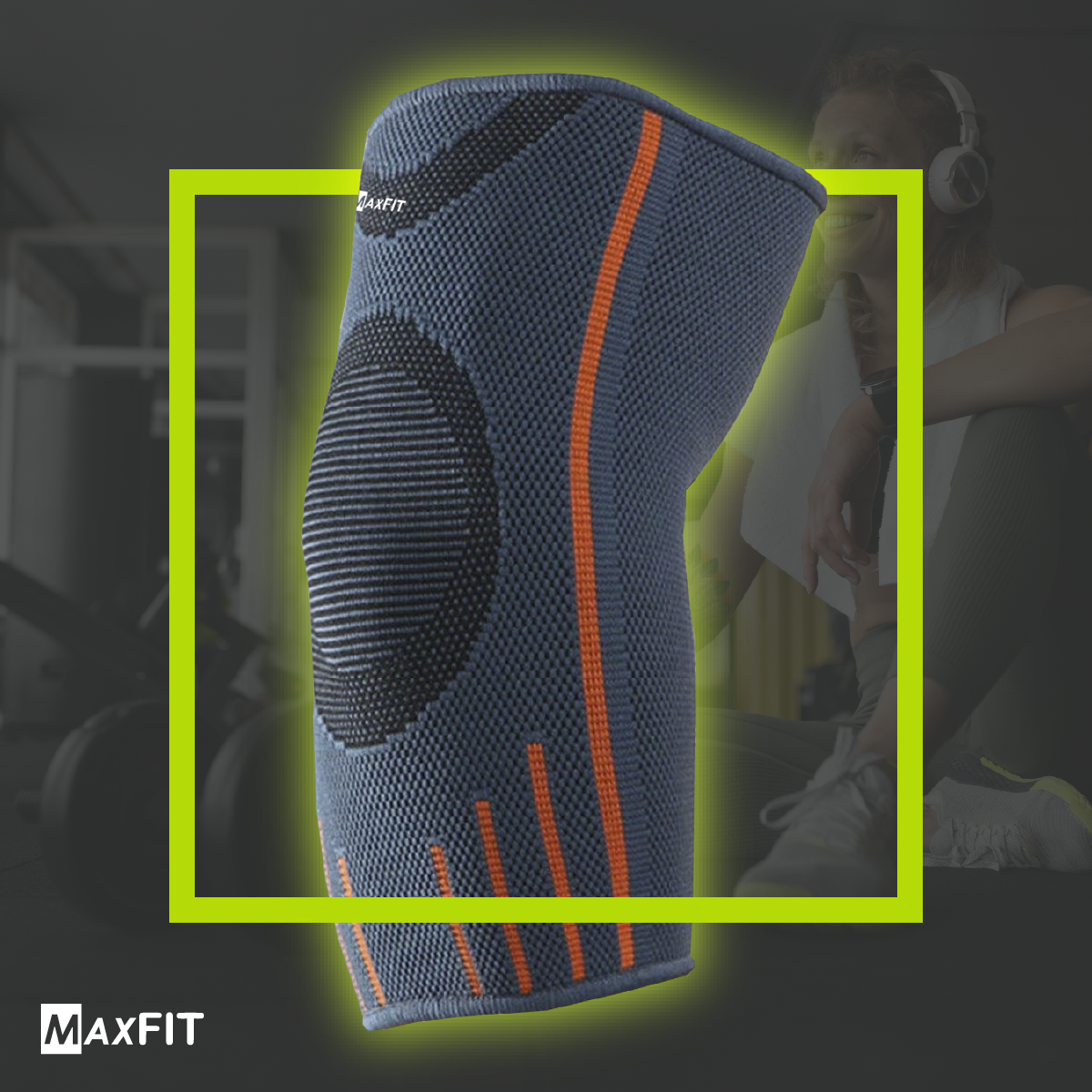 Par De Codera Elástica De Compresión Deportiva Maxfit Hz003