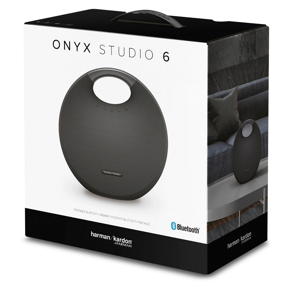 Bocina Harman Kardon Onyx Studio 6 Bluetooth IPX7 Impermeable Recargable - Negro 