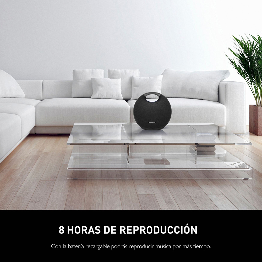 Bocina Harman Kardon Onyx Studio 6 Bluetooth IPX7 Impermeable Recargable - Negro 