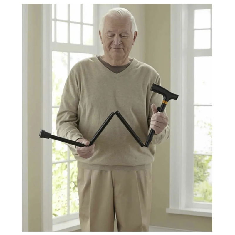 Bastón Plegable / Retráctil - Muy Ligero, Practico Y Cómodo