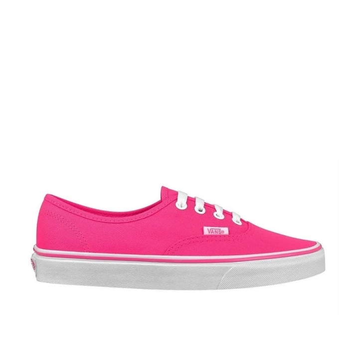 Vans Authentic Neon Rosa Tenis Dama 0A38EMMLU