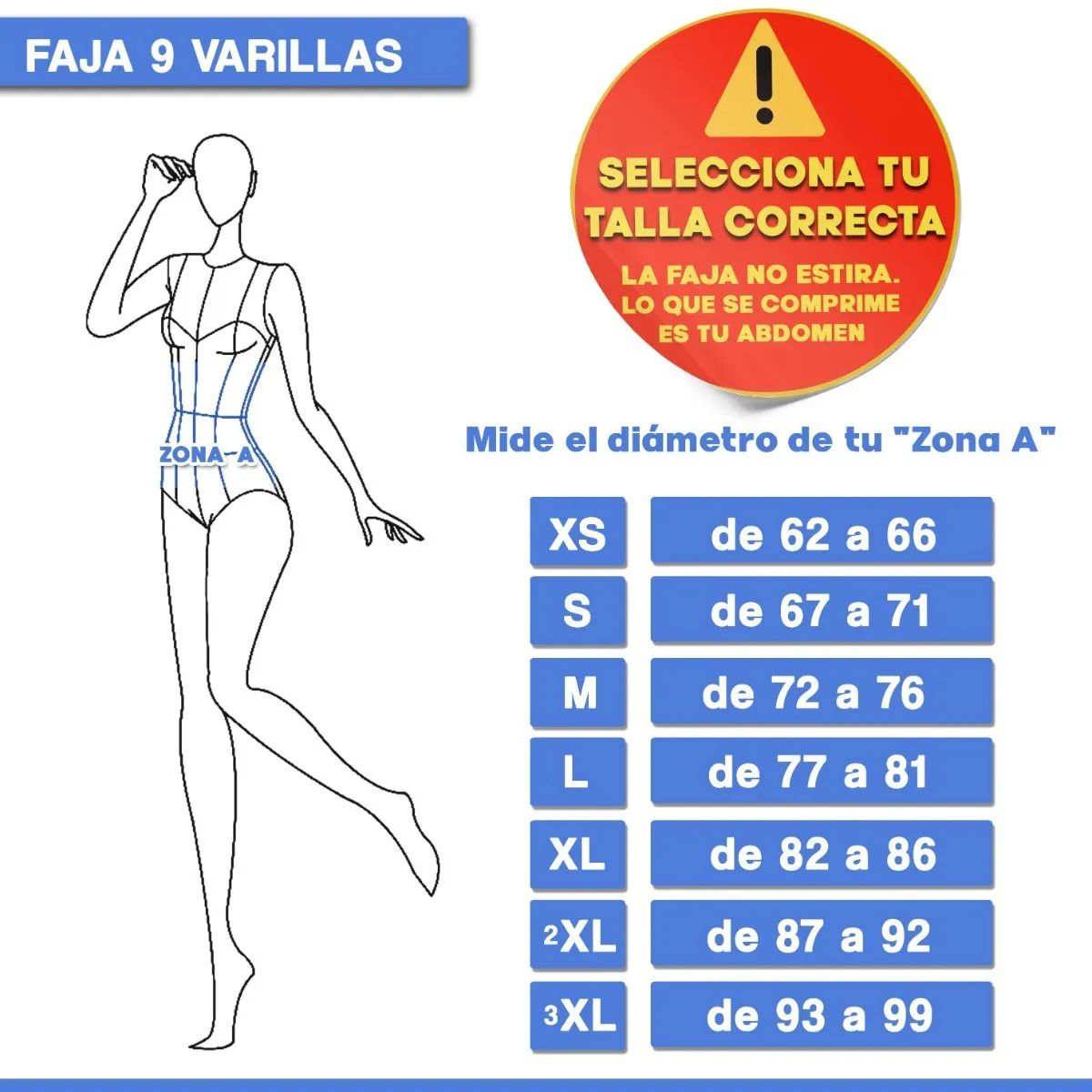 Faja Negra  Colombiana Reductoras De Latex Talla XS