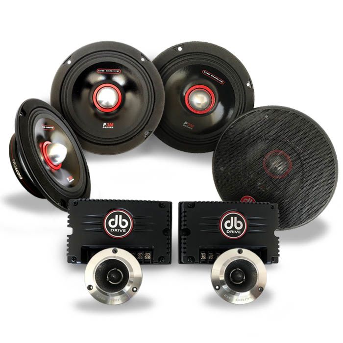 Set de 4 Medios Openshow DB Drive P3 4M6K 500 Watts 6.5 ...