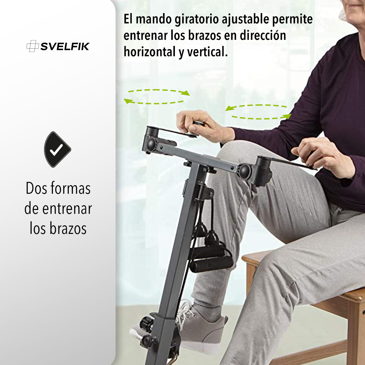 Bicicleta fija para spinning Dual Cycle Band Pro Gris