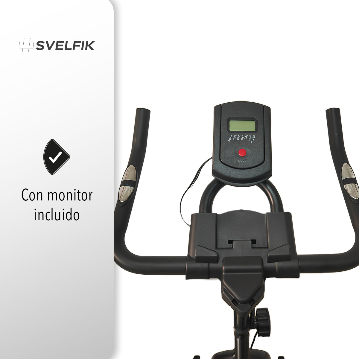 Bicicleta fija para spinning Svelfik - Spin Fit 6kg Azul lite