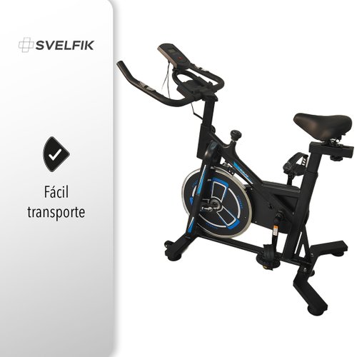 Bicicleta fija para spinning Svelfik - Spin Fit 6kg Azul lite