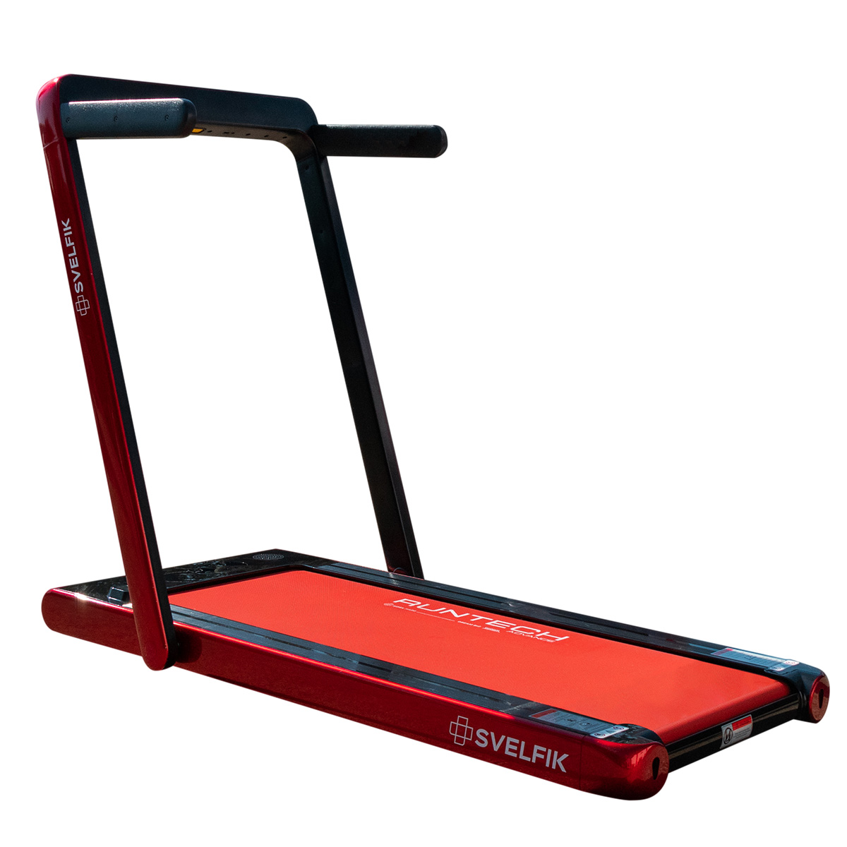 Caminadora Runtech-Advance eléctrica con bocina bluetooth Rojo con Negro