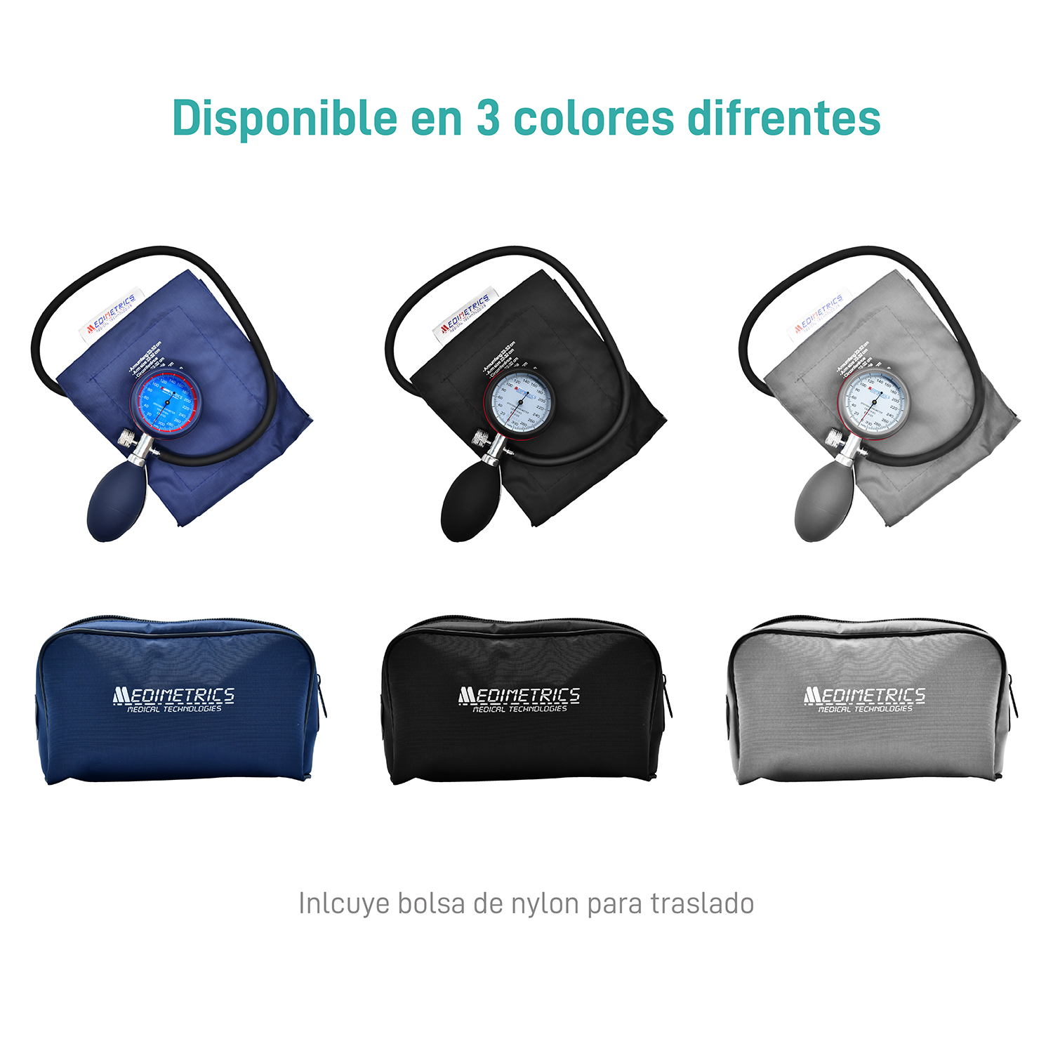 Baumanómetro Manual Aneroide Integral Medimetrics