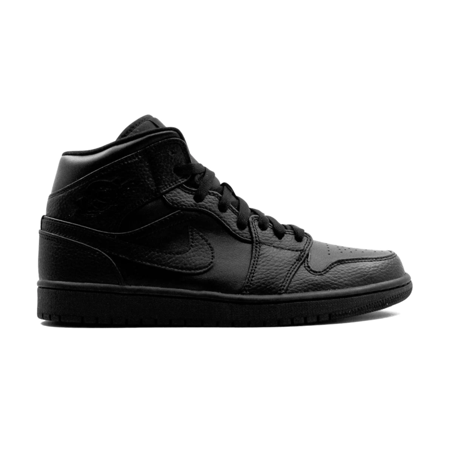 Jordan 1 Mid  Triple Black