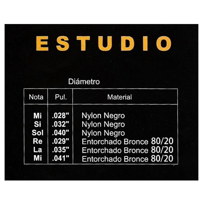 Cuerdas Para Guitarra Clasica De Nylon Negro