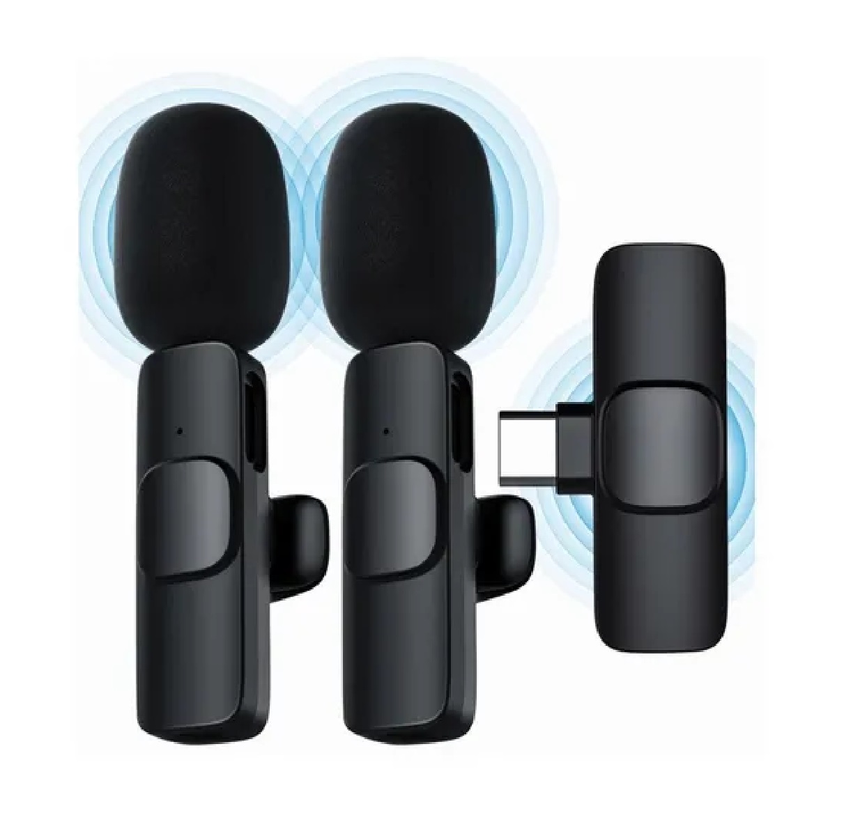 Micrófono Inalámbrico Solapa Para Android,usb C Micrófono