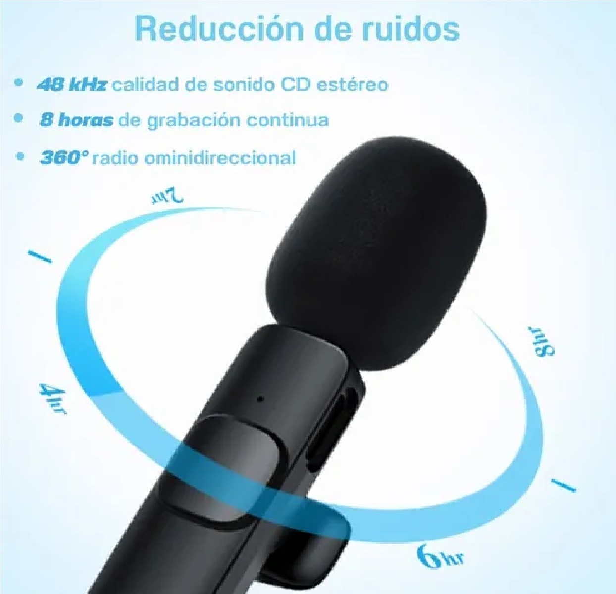 Micrófono Inalámbrico Solapa Para Android,usb C Micrófono